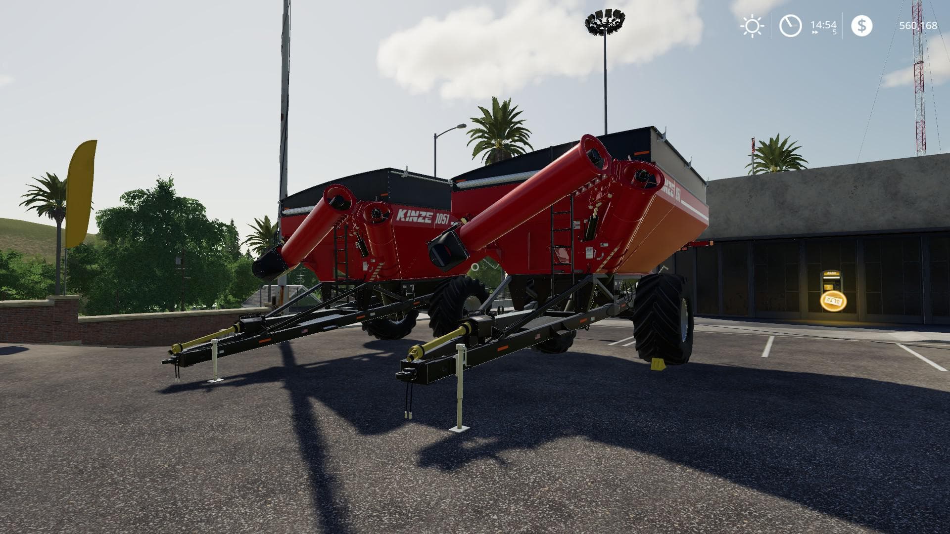 Kinze 851&amp;1051 grain cart colorable 2