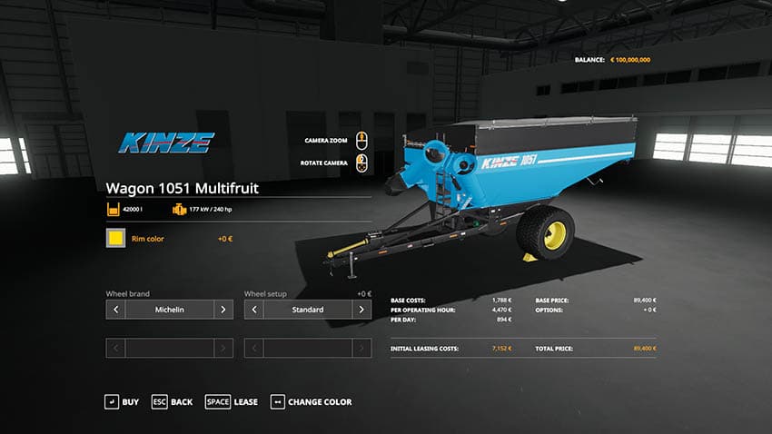 Kinze Wagons Multifruit Pack 3