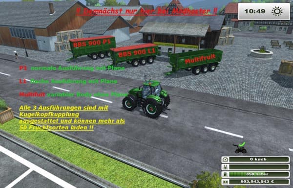Krampe BBS900 Multifruit 2