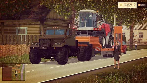 Kraz 255 and Trailer 2