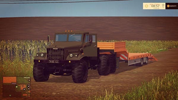 Kraz 255 and Trailer