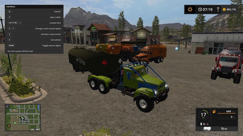 Kraz 255B pack workshop