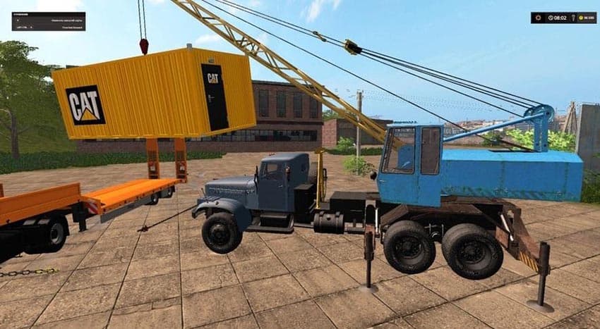 Kraz 257 K1 crane 3