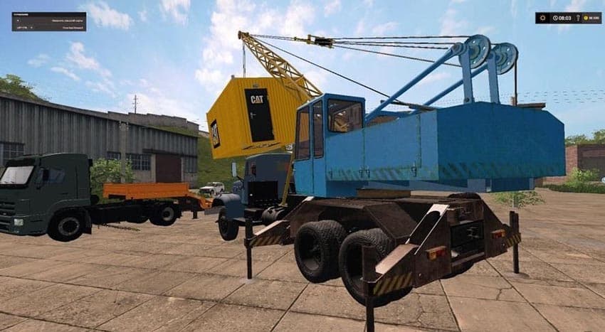 Kraz 257 K1 crane
