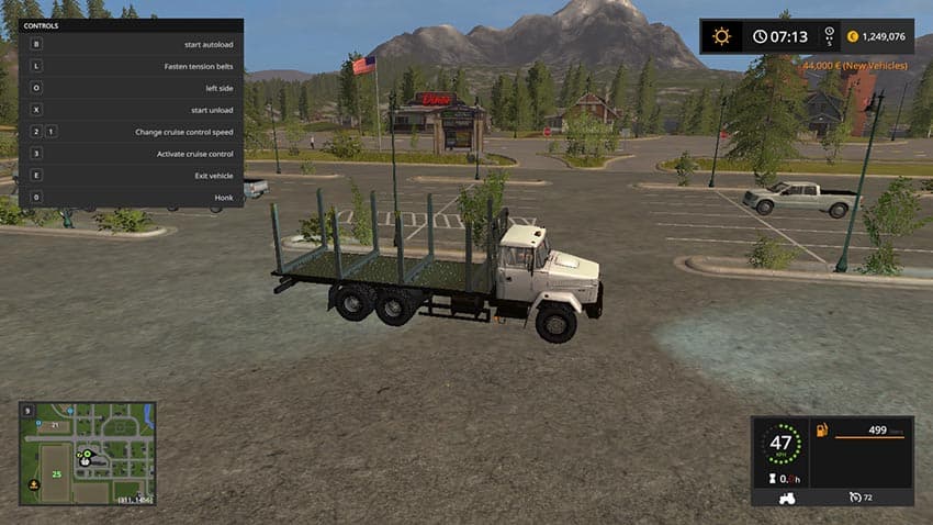 Kraz 6233 M6 Log truck 2