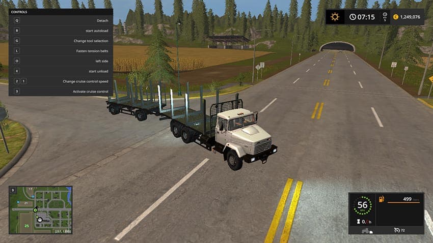Kraz 6233 M6 Log truck