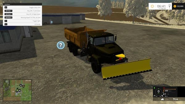 Kraz snowplow 2