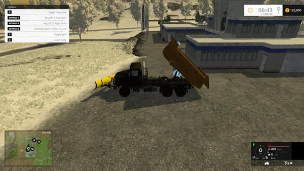 Kraz snowplow