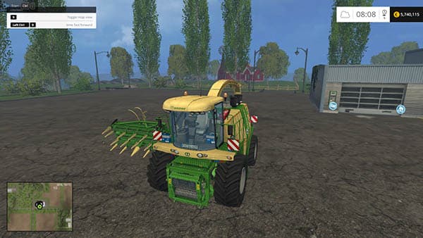Krone Big X 1100 Mouse controll 3