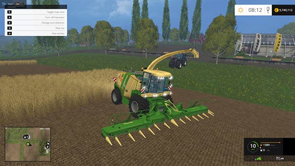 Krone Big X 1100 Mouse controll