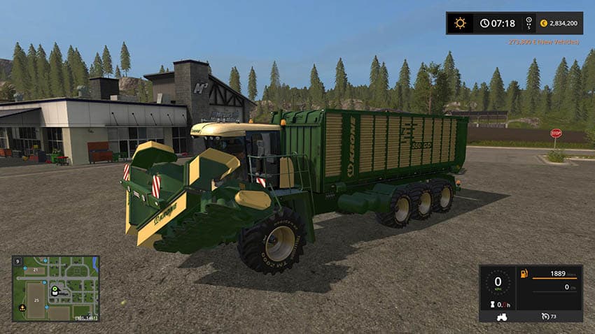 Krone Big ZX550GD mower 3