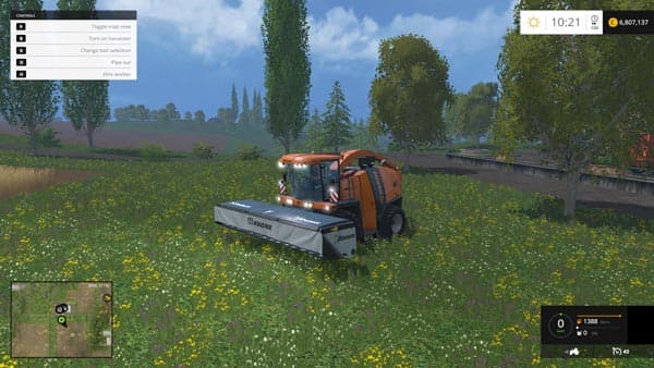 Krone BigX 1100 inluding cutters grey base [MP] 3
