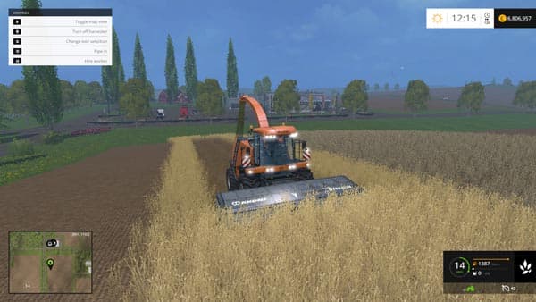 Krone BigX 1100 inluding cutters grey base [MP]