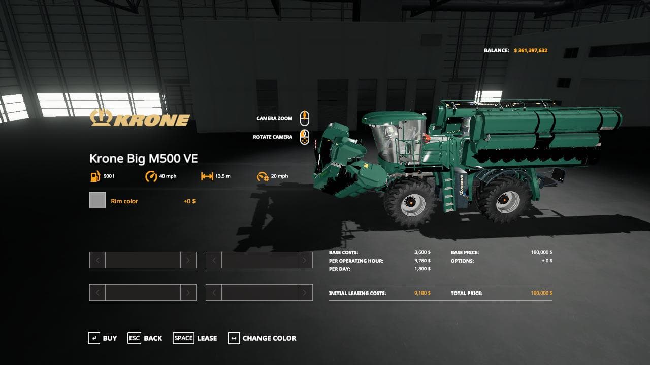 Krone BiG M500 Mower 2