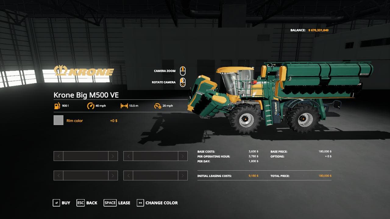 Krone BiG M500 Update fix 2