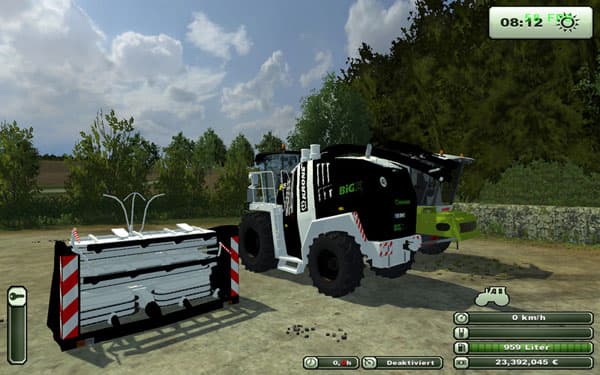 Krone Big X Black and White [MP] 2