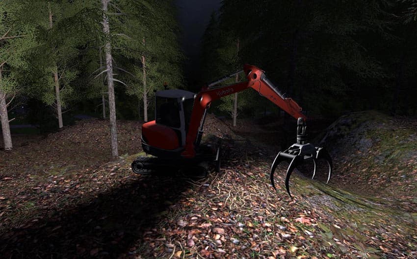 Kubota KX71 3 mitZange 2