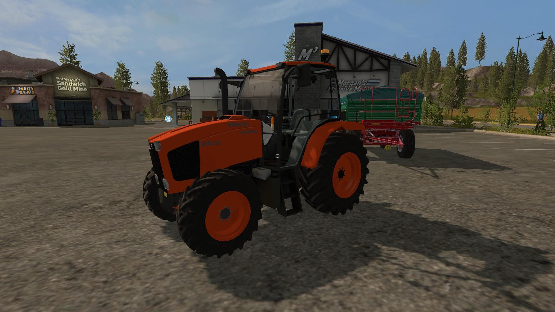 Kubota M1035 Narrow 3