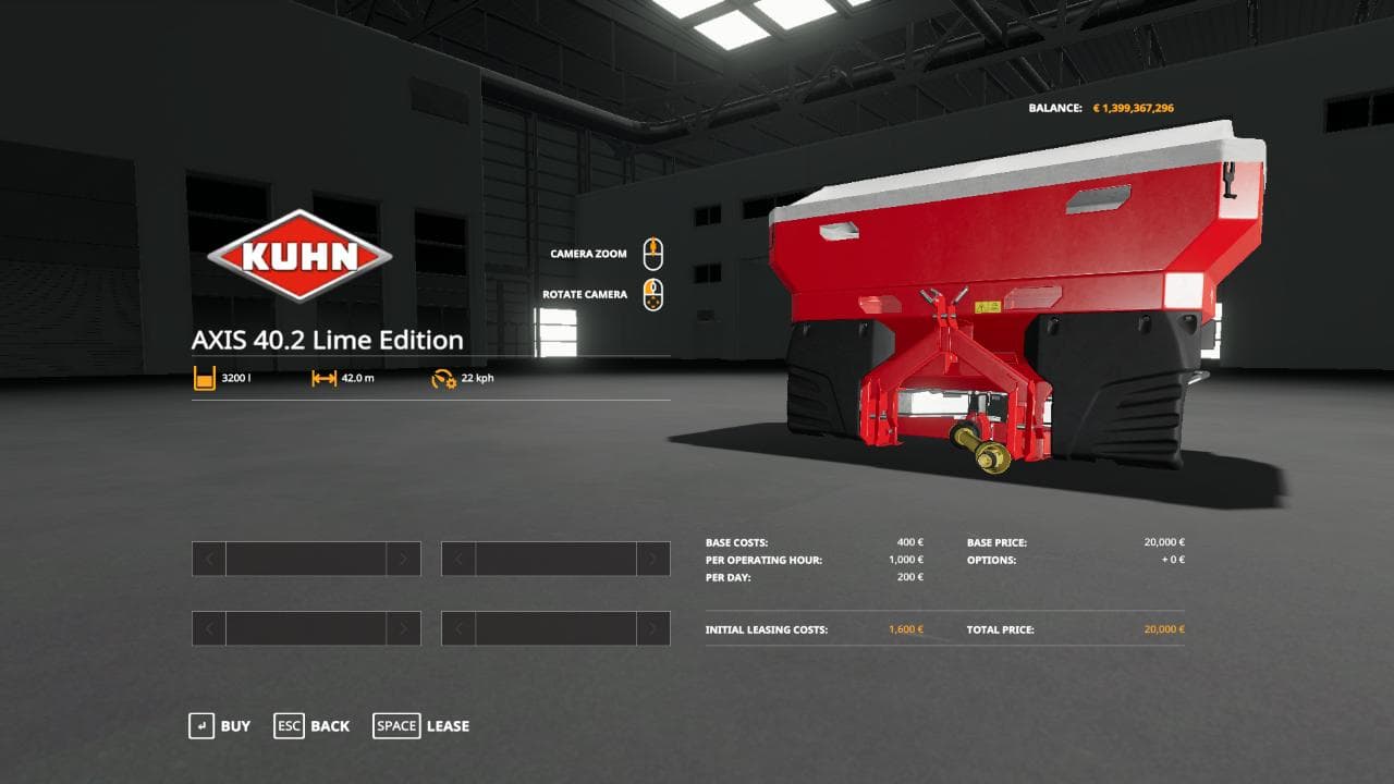 Kuhn Axis 40.2 Gamling Edition