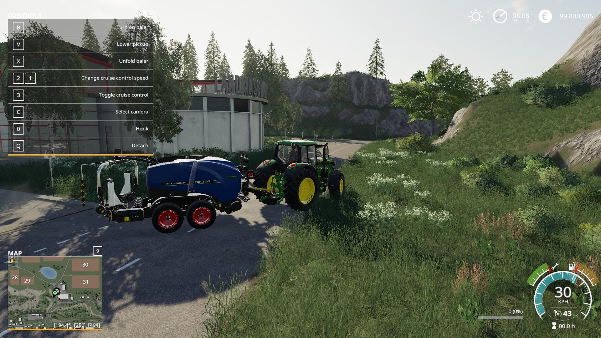 Fendt/Kuhn Ballenpresse BETA