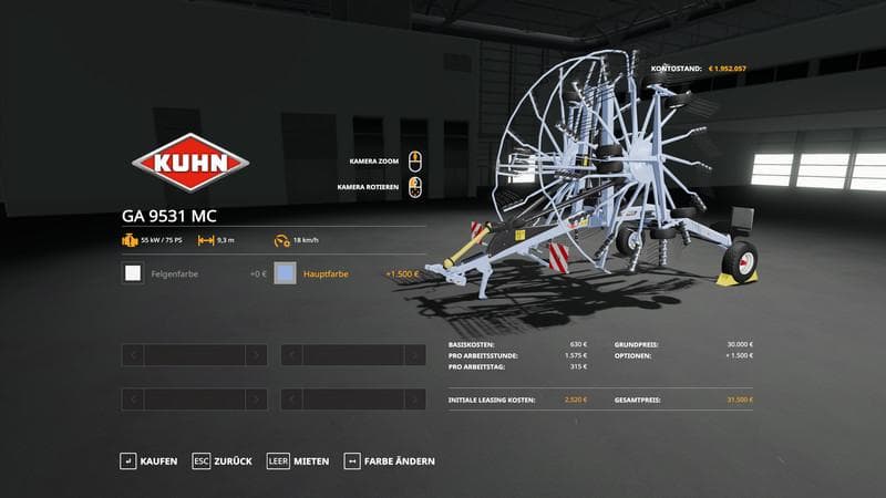 Kuhn GA9531 - Multicolor