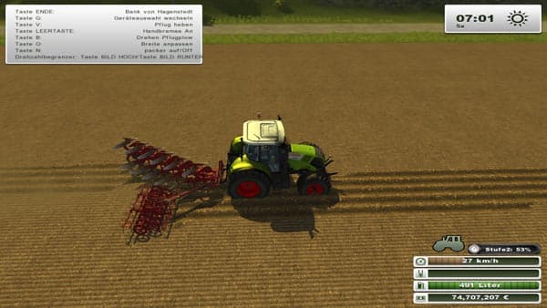 Kverneland 6 coulter packer [MP]