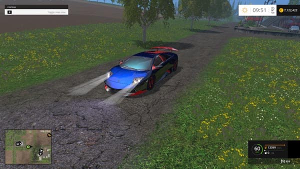 LAMBORGHINI MURCIELAGO BLUE 3