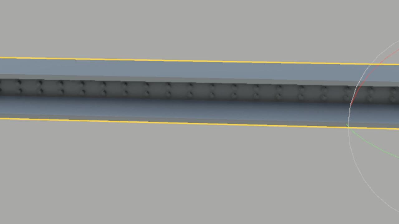 LED bar for tractor (Prefab) 2