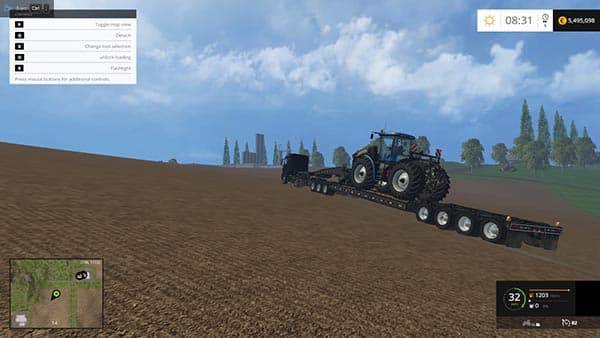LOWBOY TRAILER FIXED