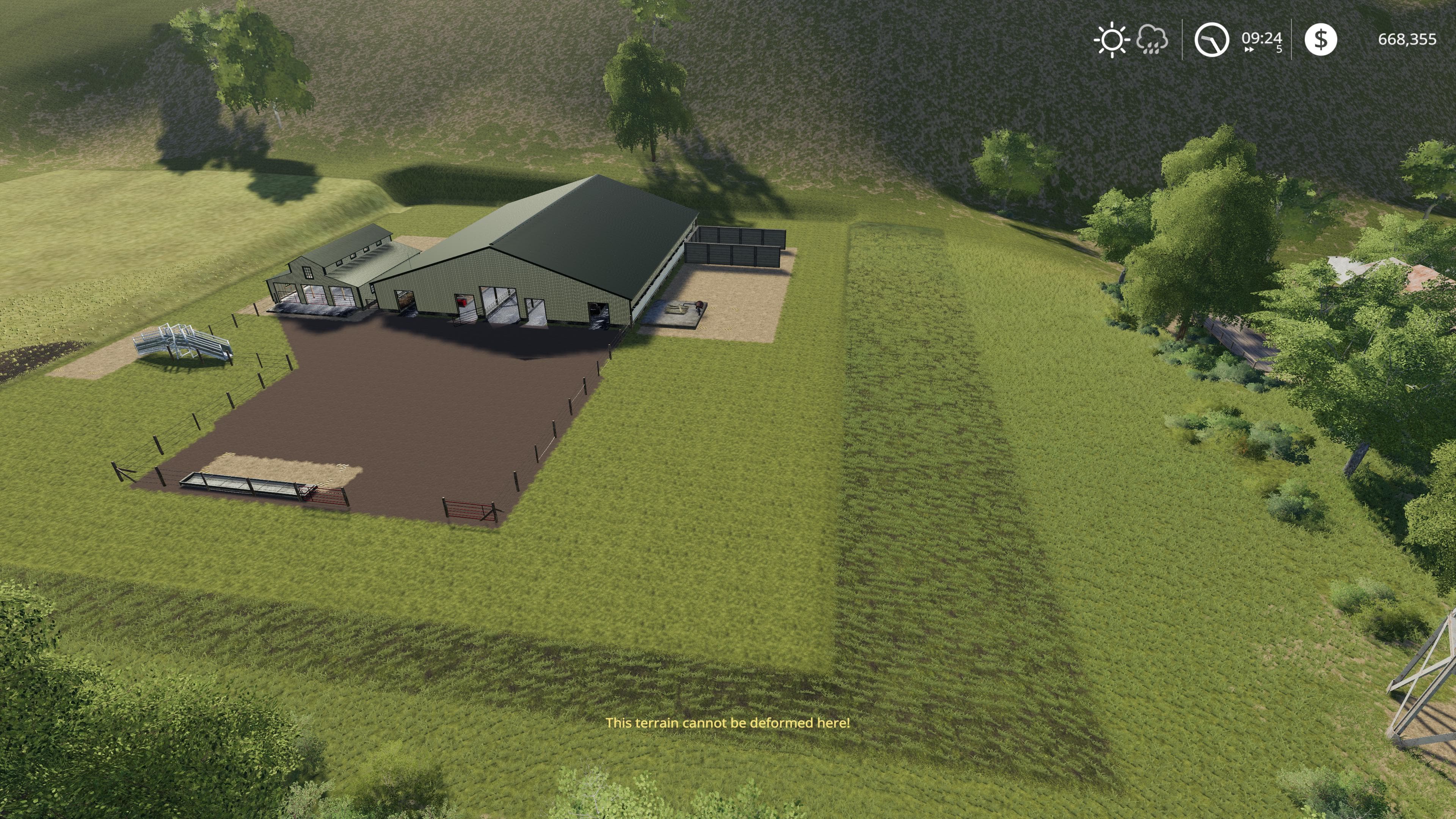 Large American Cow Shed 3