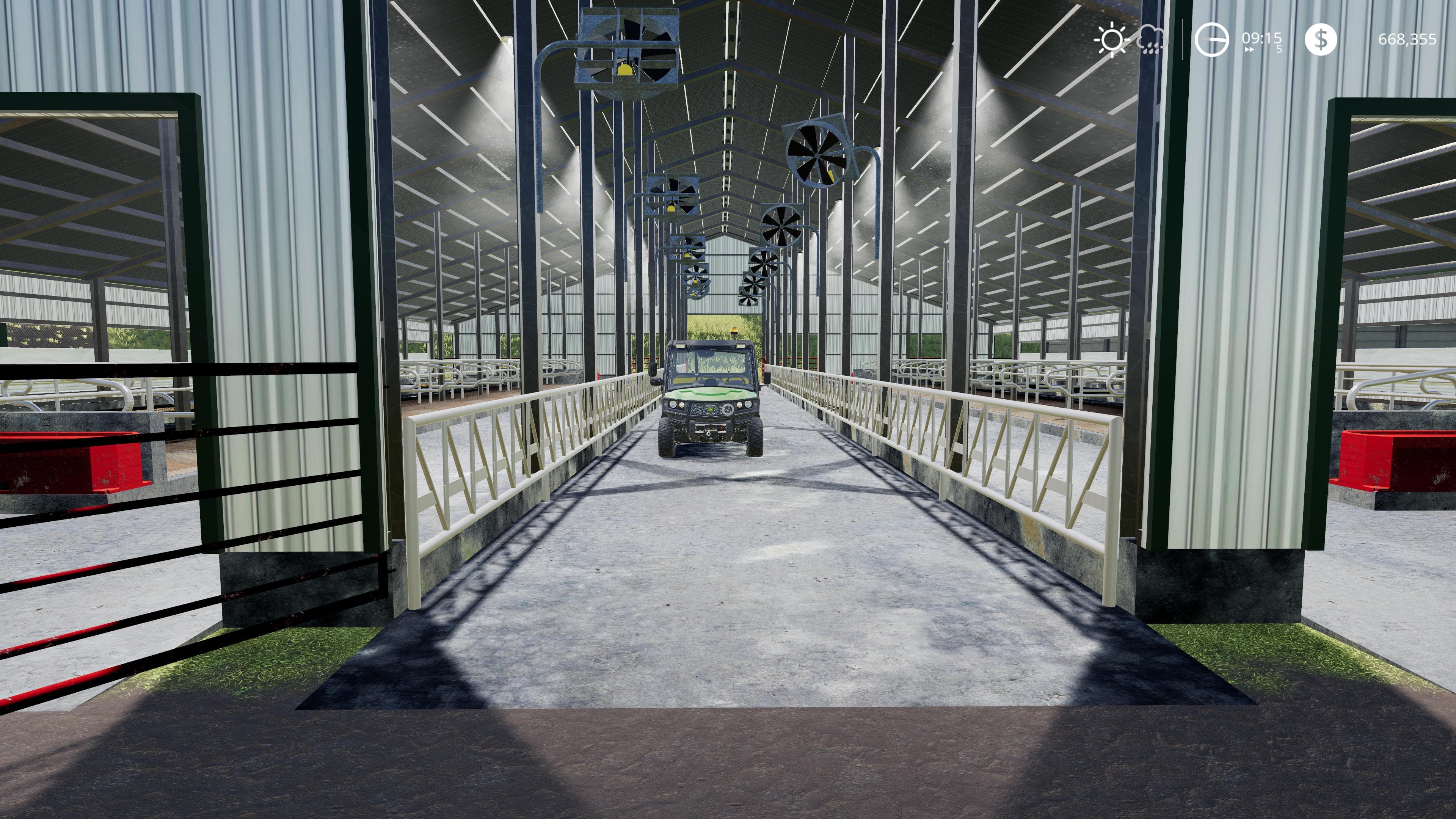 Large American Cow Shed 2