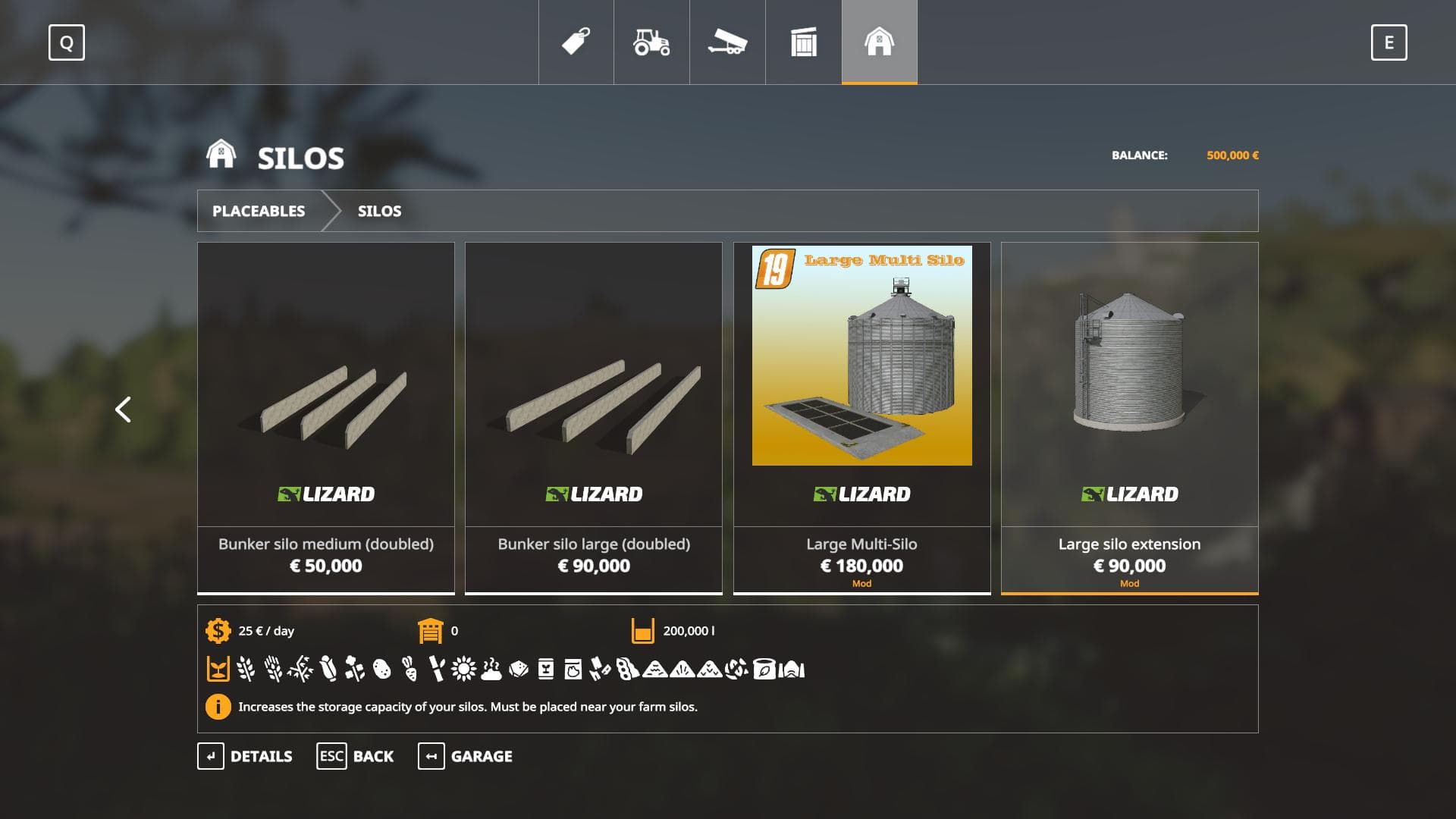 Large Multi Silo