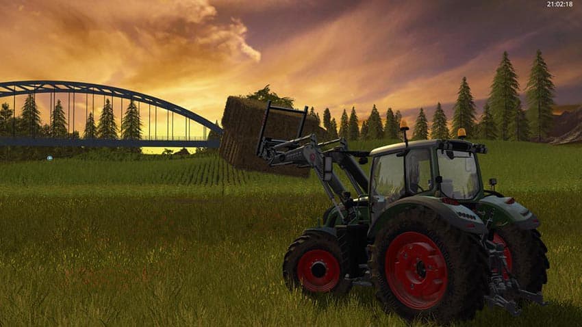 Large bale fork H 2