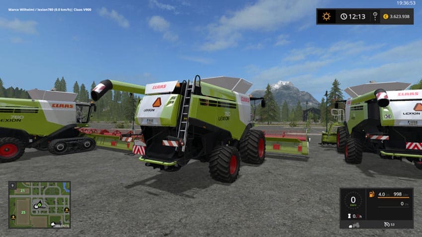 Lexion 780 TT standard and wide tires [MP] 3