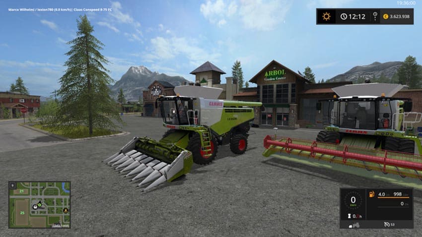 Lexion 780 TT standard and wide tires [MP]