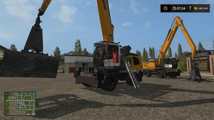 Liebherr Greifer Raeder 3