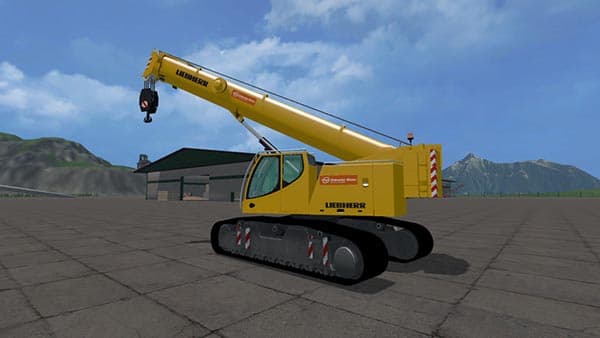 Liebherr LTR 106 bager with swiss firm skin gebruder white [SP] 2