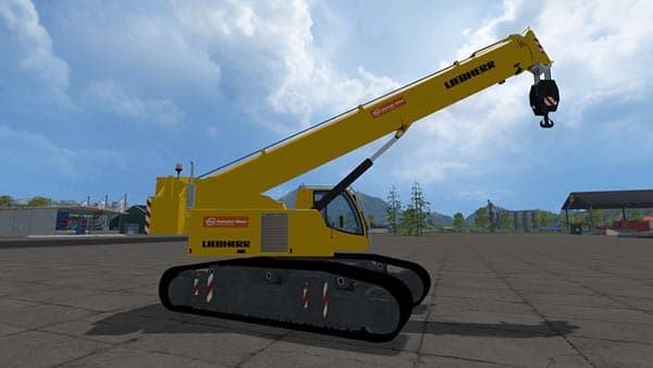 Liebherr LTR 106 bager with swiss firm skin gebruder white [SP]