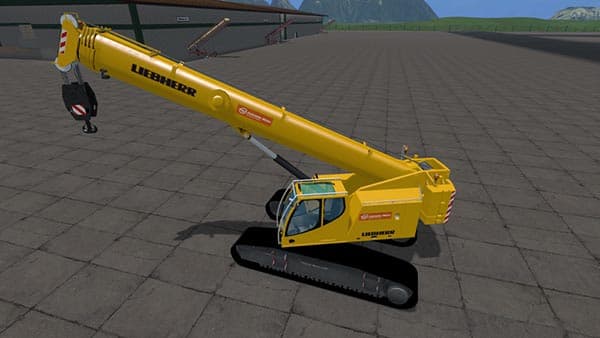Liebherr LTR 106 bager with swiss firm skin gebruder white [SP] 3