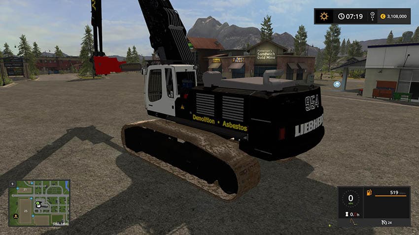 Liebherr R954 CchainSaw 3