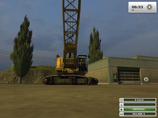 Liebherr wrecking ball