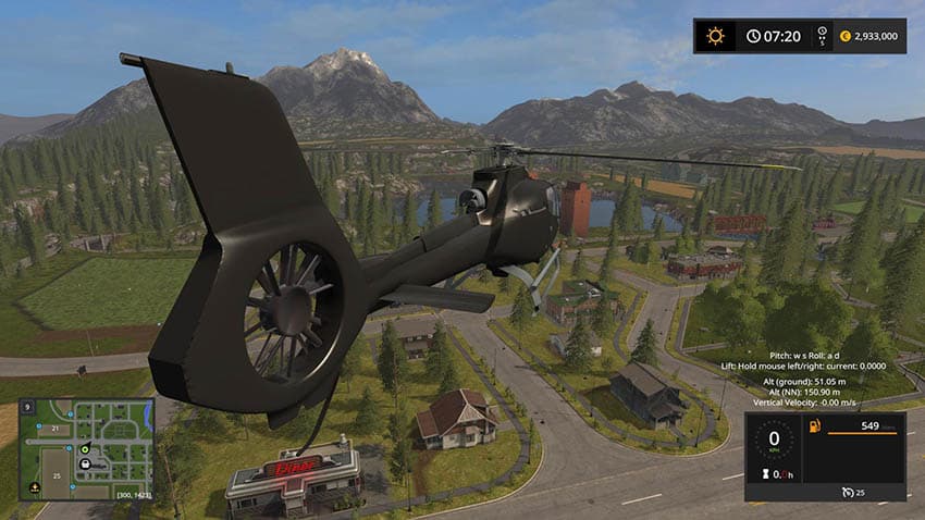 Light Foresty Helicopter
