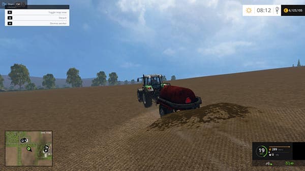 Liquid manure trailer
