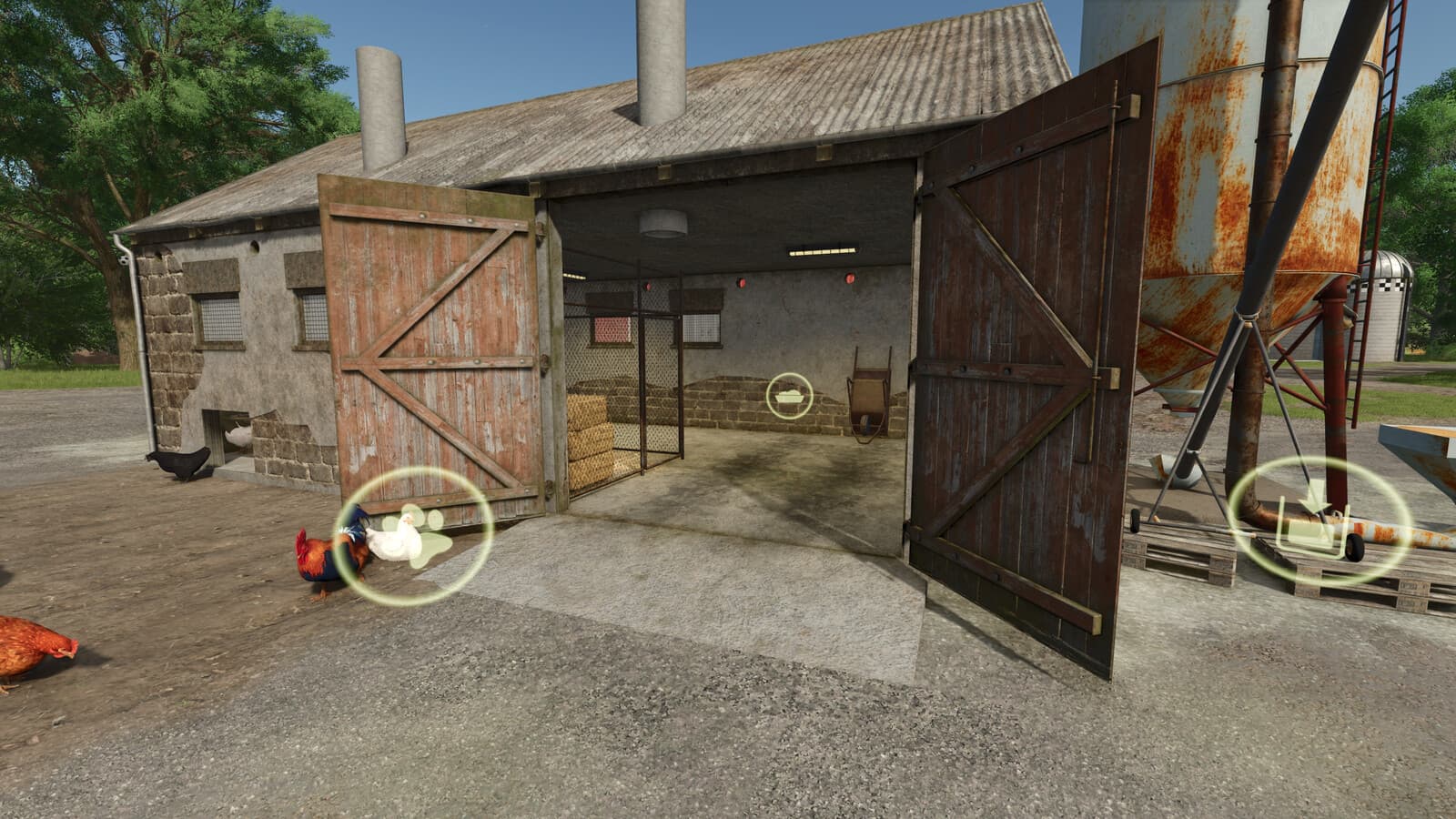 Little Old Henhouse With Silo 6