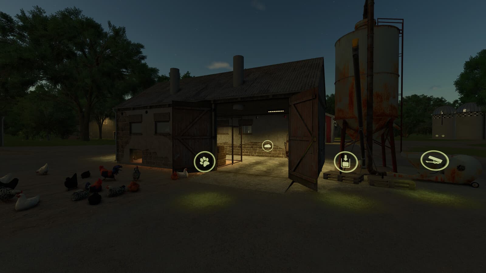 Little Old Henhouse With Silo 3