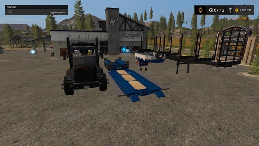 Log Trailer Low Bed Log Truck 3