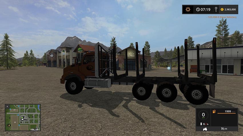 Logging Truck Fixed Bunk 2