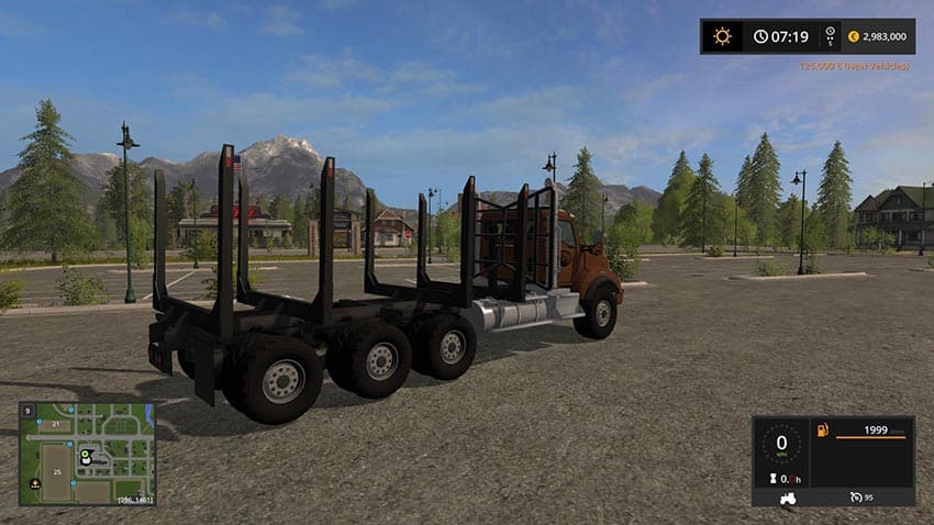 Logging Truck Fixed Bunk