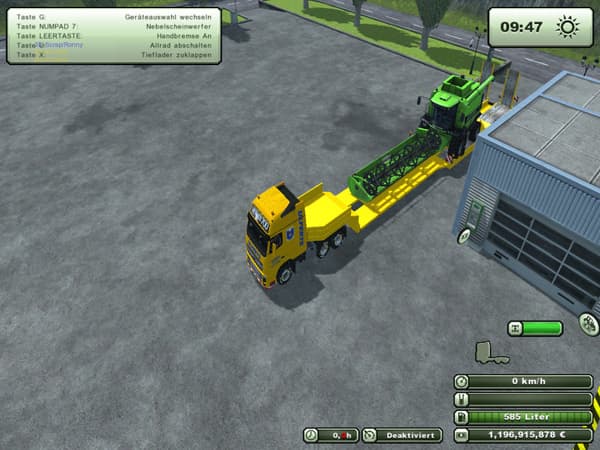 Low loader with tractor [MP]