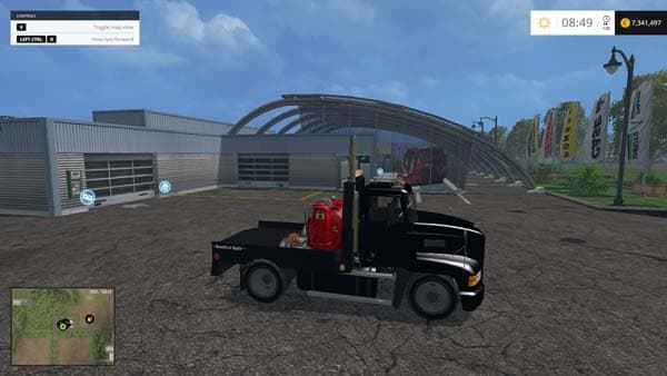 MACK SINGLE AXLE FLATBED FUEL &amp; SEED REFILL ADDON 3